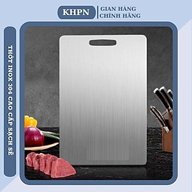 Mua Thớt inox SUS304 cao cấp - kháng khuẩn  khử mùi  chống nấm mốc  cường lực - gia công tinh xảo - thớt inox 304