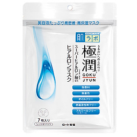 Mặt nạ dưỡng ẩm tối ưu Hada Labo Gokujyun Hyaluron Mask (7 miếng)