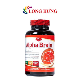 Viên uống Olympian Labs Alpha Brain hỗ trợ tăng cường tuần hoàn não (60 viên) - Hàng chính hãng