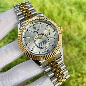 Đồng Hồ Đeo Tay Nam Rolex Sky - Dwellr N013 Dây Thép, Có Lịch, Thời Trang, Đẳng Cấp, Chạy Pin Cực Bền