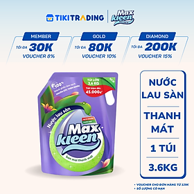 Túi Nước Lau Sàn MaxKleen 3.6kg - Ban Mai Thanh Mát