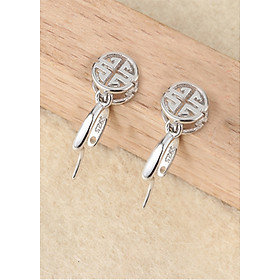 Combo 2 cái Khoen bạc móc mặt dây chuyền phật, tỳ hưu, hồ ly - Ngọc Quý Gemstones