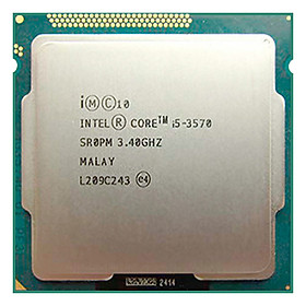 Hình ảnh Bộ Vi Xử Lý CPU Intel Core i5-3570 Processor (3.80Ghz, 6M) - Hàng Nhập Khẩu