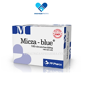 MICZA BLUE PP.Pharco Hỗ trợ làm giảm triệu chứng tiểu buốt Hộp 100 viên