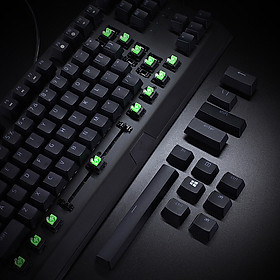 Bàn phím cơ Razer BlackWidow X Tenkeyless Bàn phím chơi game có dây 87 Phím Bàn phím thể thao Bàn phím cơ màu xanh lá cây Công tắc cơ học