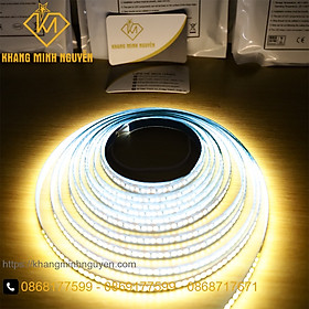240 Led/mét - Đèn LED dây 2835 12V cuộn 5m - siêu sáng, Ánh sáng trắng (6000k), vàng (3000k), trung tính (4000k)