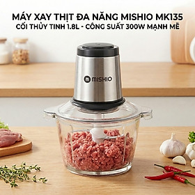 Máy xay thịt đa năng Mishio MK-135 1,8L - Hàng chính hãng
