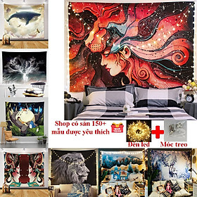 Mua Tranh Vải Thảm Treo Tường Decor Phòng Hot Nhất Những Bản Đẹp Thú Vị Đặc Sắc ( Tặng đèn led 7m và phụ kiện)