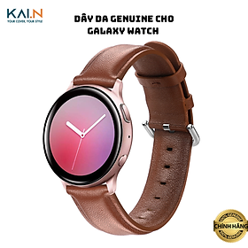 Dây Da Dành Cho Galaxy Watch 4/ Galaxy Watch 5/ Galaxy Watch 3 41mm/ Galaxy Watch Active, Kai.N Genuine Leather_ Hàng chính hãng