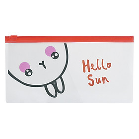 Túi Đựng Bút Zip Thỏ Molang - Đỏ