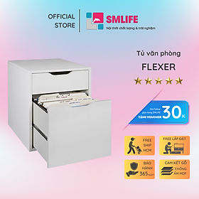 Tủ đựng tài liệu, hồ sơ SMLIFE Flexer Gỗ MDF dày 17mm chống ẩm