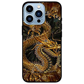 Ốp lưng dành cho Iphone 13 Mini - Iphone 13 - Iphone 13 Pro -  Iphone 13 Pro Max - Rồng Nền Đen