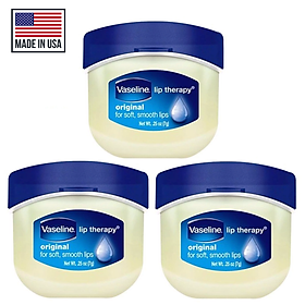 Combo 3 Son Dưỡng Môi Vaseline Lip 7g