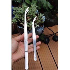 Mua Nhíp gấp đa năng mũi cong dùng trang trí tiểu cảnh  gấp những vật khó-17cm