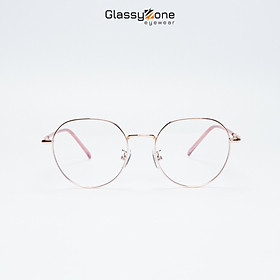 Gọng kính cận, Mắt kính giả cận kim loại Form Oval Unisex Nam Nữ thanh mảnh Katasahi - GlassyZone
