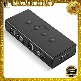 Mua Bộ KVM 4 máy tính dùng chung 1 màn hình VGA Ugreen 50280 chính hãng- Hàng Chính Hãng