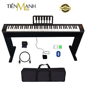 Bộ Đàn Piano Điện Konix PJ88S - Kèm Chân Gỗ - 88 Phím nặng Cảm ứng lực Có Loa Hàng Chính Hãng