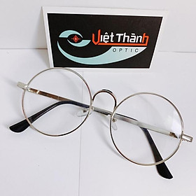 Gọng Kính Mắt Tròn Kim Loại Tròn Xoe Nhiều Màu