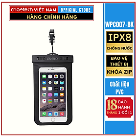 Mua Túi chống nước cho điện thoại Choetech WPC007-BK (HÀNG CHÍNH HÃNG)