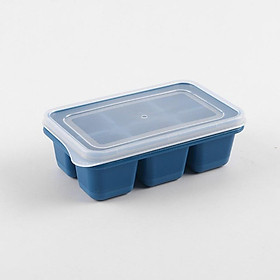 Mua Khay Làm Đá 6 Ngăn Hình Vuông Bằng Silicone Kèm Nắp Đậy Tiện Lợi Dành Cho Nhà Bếp