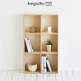 Mua Tủ Sách Gỗ Có Hậu  Đợt Di Động Điều Chỉnh Với 3 Tầng 6 Ngăn KEGODA KGD34