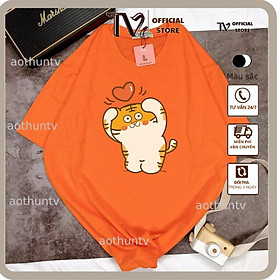 Áo Phông Nữ ATV Áo Thun Tay Ngắn Unisex Đủ Size M L XL - CỌP THẢ TIM 2022 Cotton Mát Form Rộng Unisex