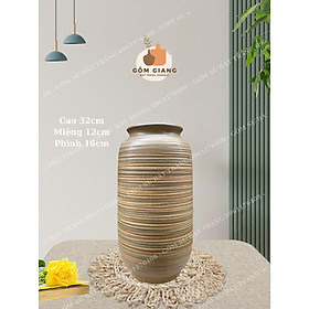 Mua Bình hoa lọ hoa trang trí men mộc gốm sứ Bát Tràng