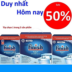 Muối rửa bát finish 1.5kg - muối finish 1,5kg chuyên dùng làm mềm nước cho máy rửa bát chén finish