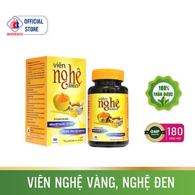 Viên nghệ DOMESCO lọ 180 viên - Hỗ trợ dạ dày, tăng đề kháng, ngăn ngừa ung thư