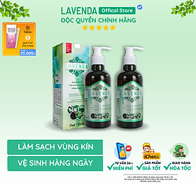 Combo 2 Chai Dung dịch vệ sinh vùng kín hàng ngày Lavenda