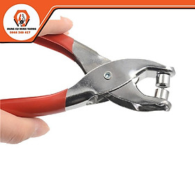 Mua Kiềm/ kìm bấm lỗ kèm 100 khoen bằng da chuyên dụng cho giày dép/ túi xách/thắt lưng