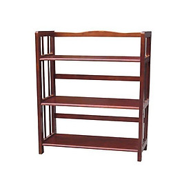 Mua Kệ Sách 3 Tầng (Rộng 80cm) Gỗ Tự Nhiên 100%- Nâu