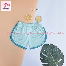 Quần đùi quần thun ngắn cho bé trai bé gái quần cho bé đùi trai gái trẻ em vải thun lạnh quần đùi vải thun ngắn quần short chip quần lẻ cho bé