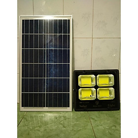 Mua Đèn Pha Năng Lượng Mặt Trời Mayor 200W-4 Khoang Siêu Sáng -Trọng lượng đèn 4Kg - Cam Kết Chất Lượng- Tấm Pin 530x350x17