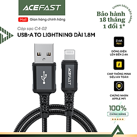 Cáp Acefast Light.ning 1.8m - C4-02 Hàng chính hãng Acefast