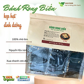 Mua  500gr  Thanh rong biển kẹp hạt dinh dưỡng CAO FOOD không đường  không chất bảo quản - Bánh ăn kiêng nhà làm siêu ngon