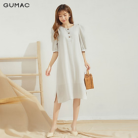 Đầm suông xẻ trụ TTMT GUMAC DA685