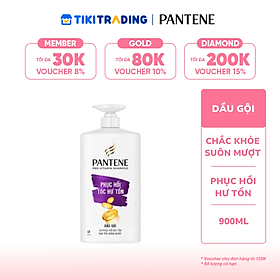 Dầu Gội PANTENE Chai 900ml - Chăm sóc hư tổn