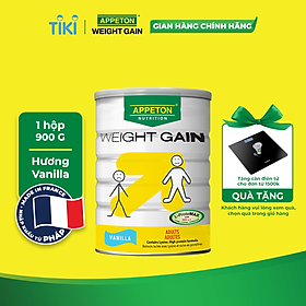 Sữa Appeton Weight Gain cho Người lớn hương Vanilla lon 900g