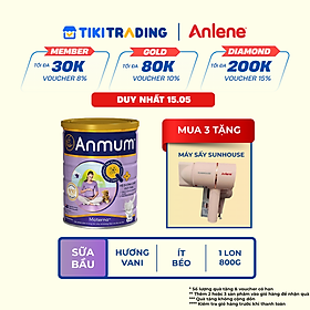 Sữa Bột Dành Cho Mẹ Bầu Anmum Materna Hương Vanilla 800g
