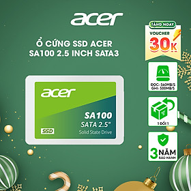 Hình ảnh Ổ cứng SSD Acer SA100 SATA 3 3D NAND 120GB - 1920GB - Hàng chính hãng