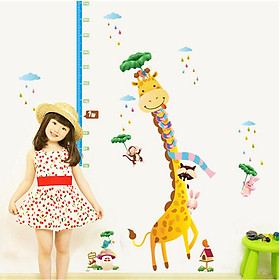 Decal dán tường chất liệu PVC loại 1 dày dặn, sắc nét,không độc hại, chuyên trang trí phòng khách, phòng ngủ, trang trí quán cafe,trang trí phòng ngủ cho bé- thước hươu mũ xanh- mã sản phẩm SK9030