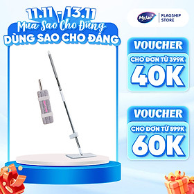 Cây lau nhà tự vắt thông minh sợi microfiber