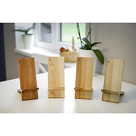 Mua Giá đỡ điện thoại bằng gỗ thông tư nhiên kích thước 16x8 cm