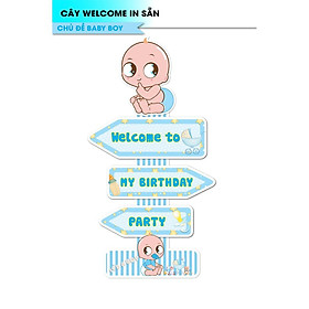 Mua CÂY WELCOME IN SẴN CHỦ ĐỀ BABY BOY