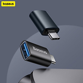 Baseus LV106-B01 Đầu Chuyển OTG USB Type C Sang USB | Chính hãng Baseus