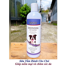 Sữa tắm cho Chó Mèo Sentee Chai 500ml Giúp làm mượt lông, Khử mùi hôi, Nuôi dưỡng da lông, Kháng khuẩn, Chống ngứa