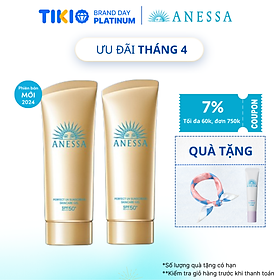 Bộ đôi 2 Kem chống nắng dạng gel bảo vệ hoàn hảo Anessa Perfect UV Sunscreen Skincare Gel 90g