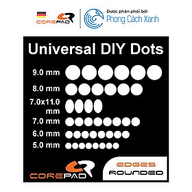 Mua Feet chuột PTFE Corepad Skatez DOTS Universal DIY Dots - Hàng Chính Hãng