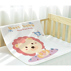 Tấm lót chống thấm thay tã cho bé 4 lớp cao cấp Bonny thấm hút nhanh, kháng khuẩn, thoáng khí (KT50x70Cm)